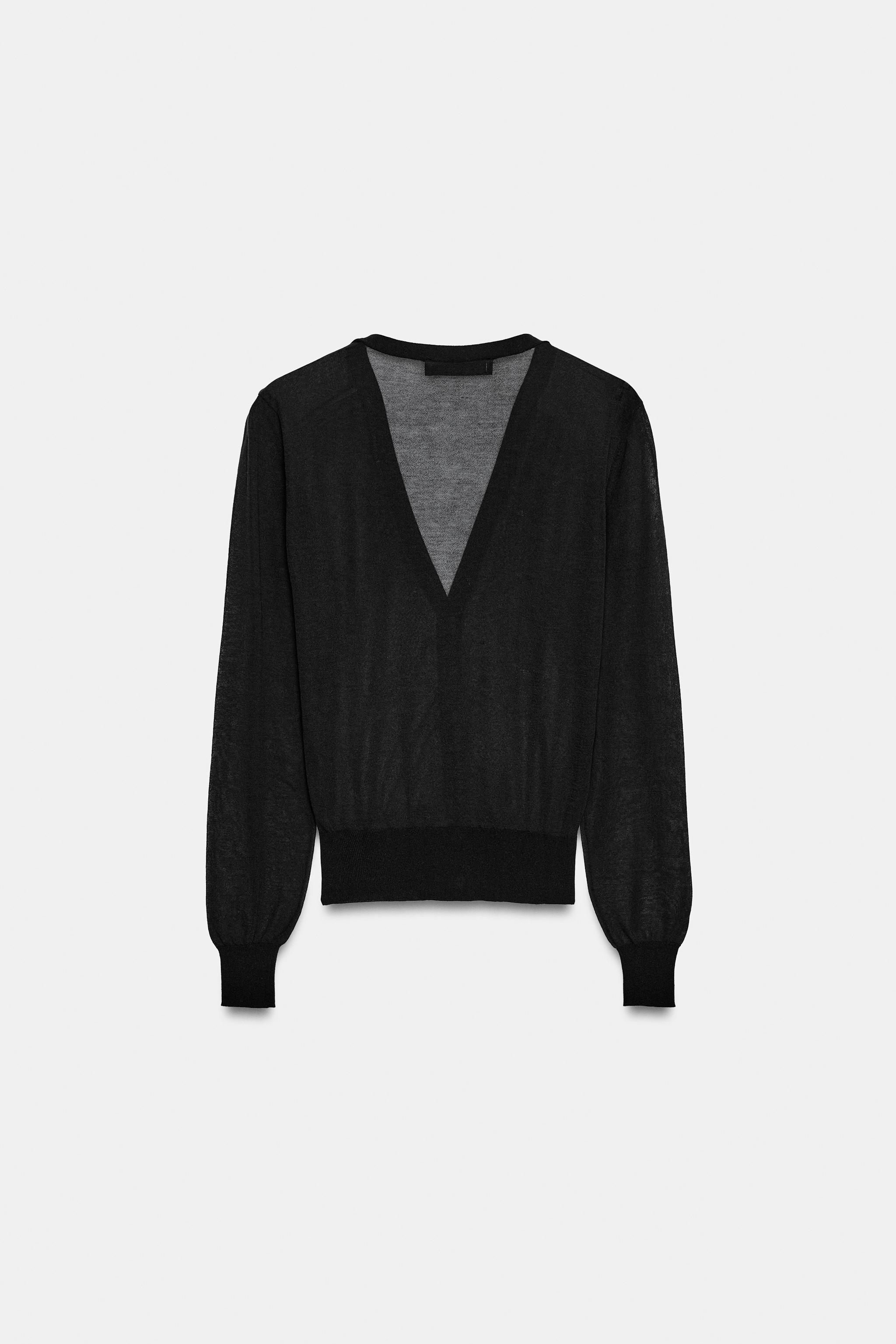SEMI-SHEER CARDIGAN